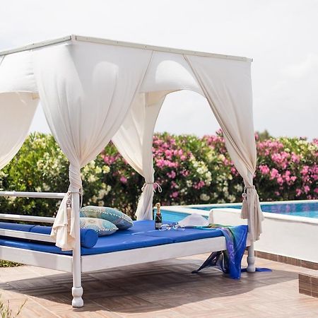 White Blue Villa Lakhania Esterno foto